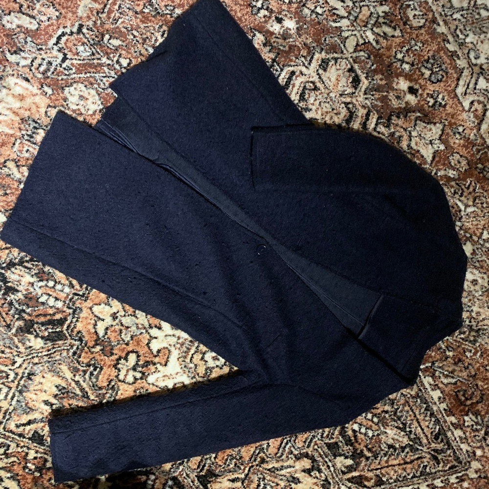 Navy long coat